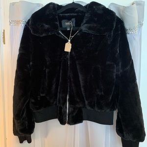 Sweet Rain faux fur jacket